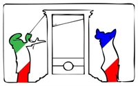 SFIDA CALCISTICA ITALIA - FRANCIA